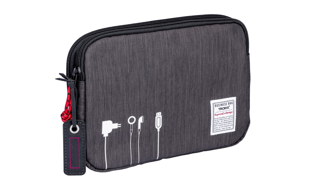 TROIKA Kabeltasche BUSINESS TECH POUCH 2