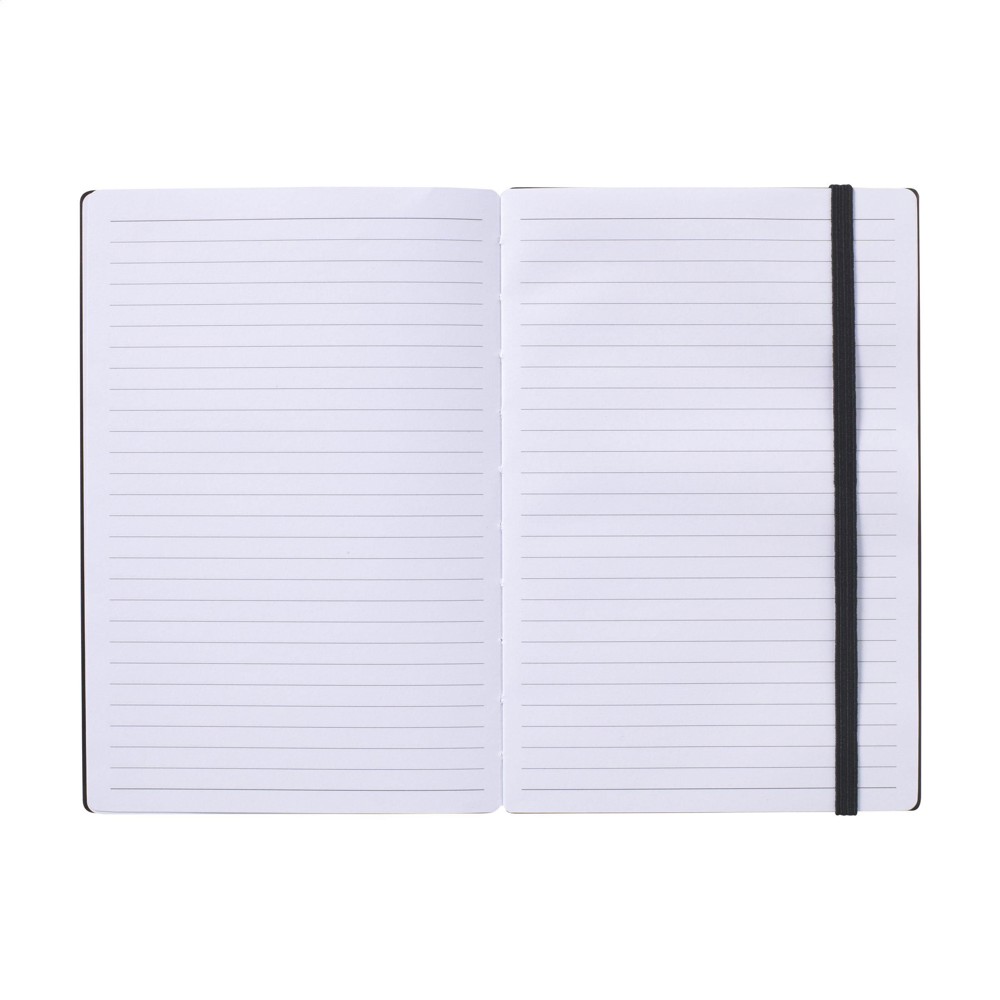Bamboo Journal Naked Spine Notebook Black A5 Notizbuch