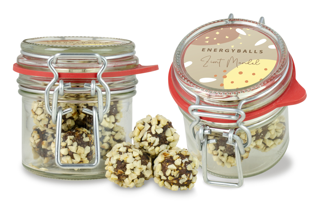 Bügeglas XS Energyballs Zimt Mandel