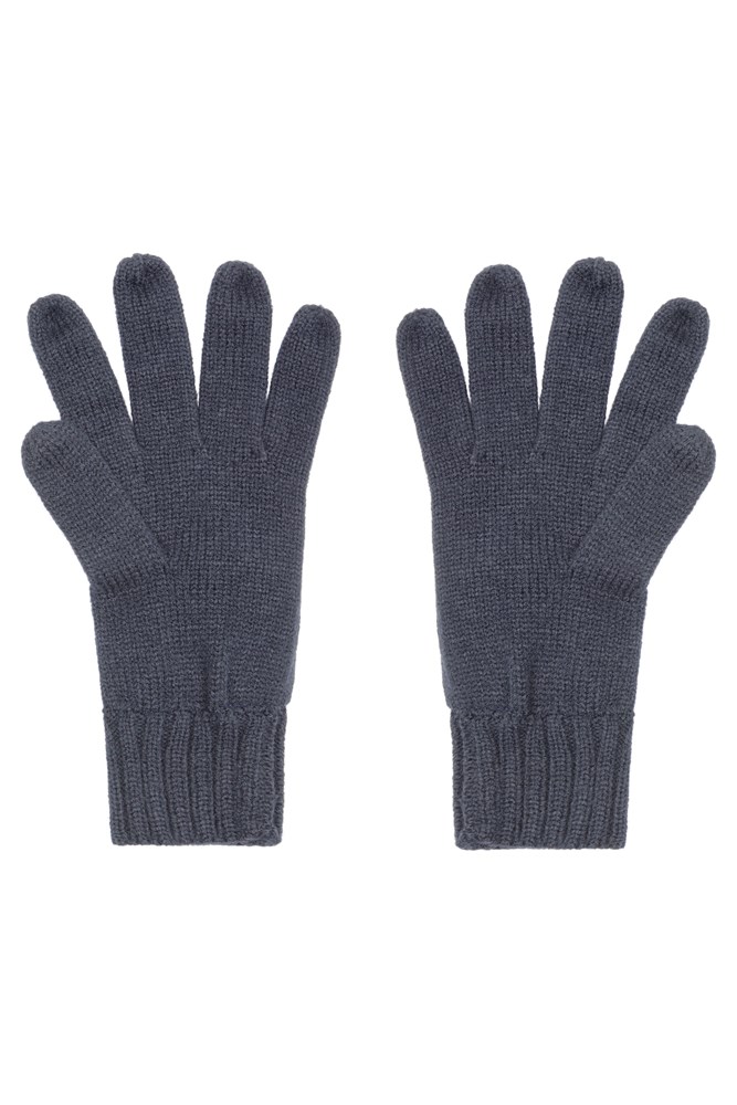 Knitted Gloves - Navy (ca. Pantone 539C)