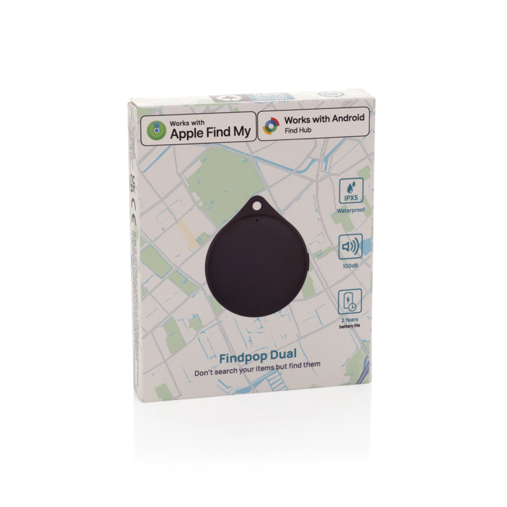 Findpop Dual IPX5 Artikelfinder aus RCS recyceltem ABS