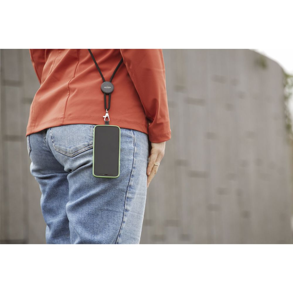 Lace Lanyard GRS RPET 0,5 cm Handy-Schlüsselband