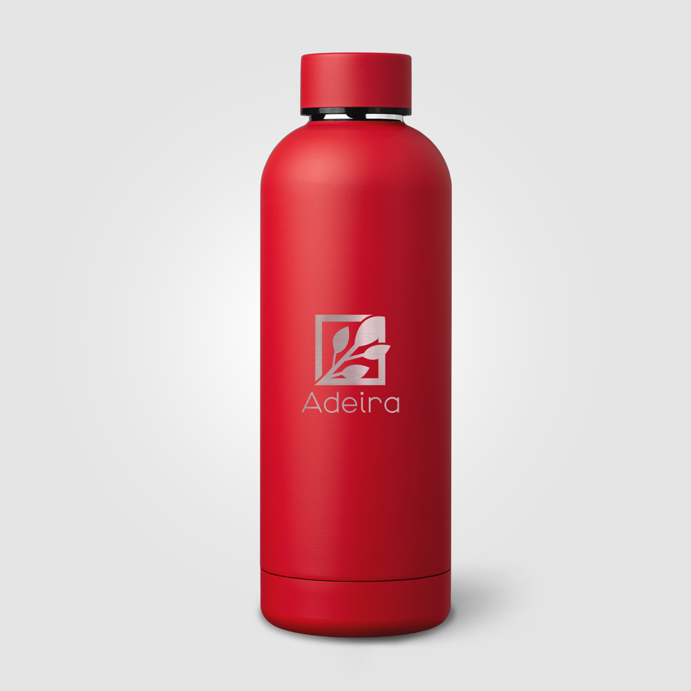 Astrid Recycling-Edelstahlflasche - Doppelwandig - 530 ml - Rot (#C8102E)