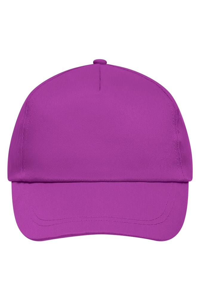 5 Panel Promo Cap Lightly Laminated - Purple (ca. Pantone 261C)