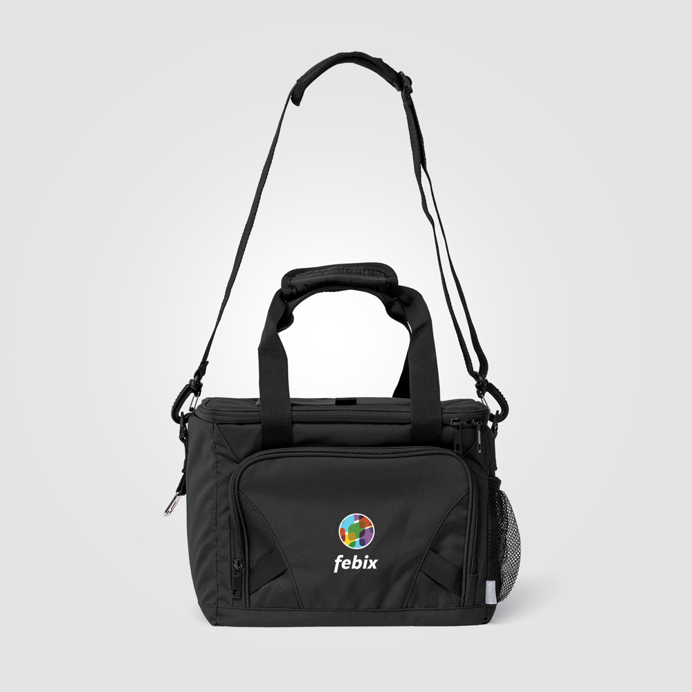 Coastal Threads™ Picknick-Kühltasche für 20 Dosen - Schwarz (#000000)