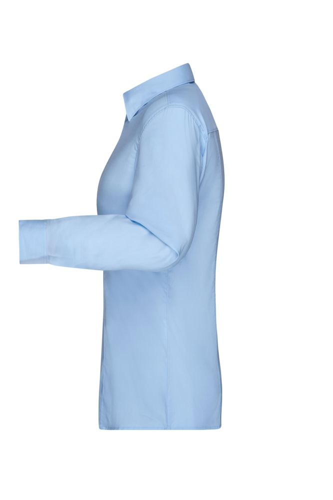 Ladies' Shirt Long-Sleeved Micro-Twill