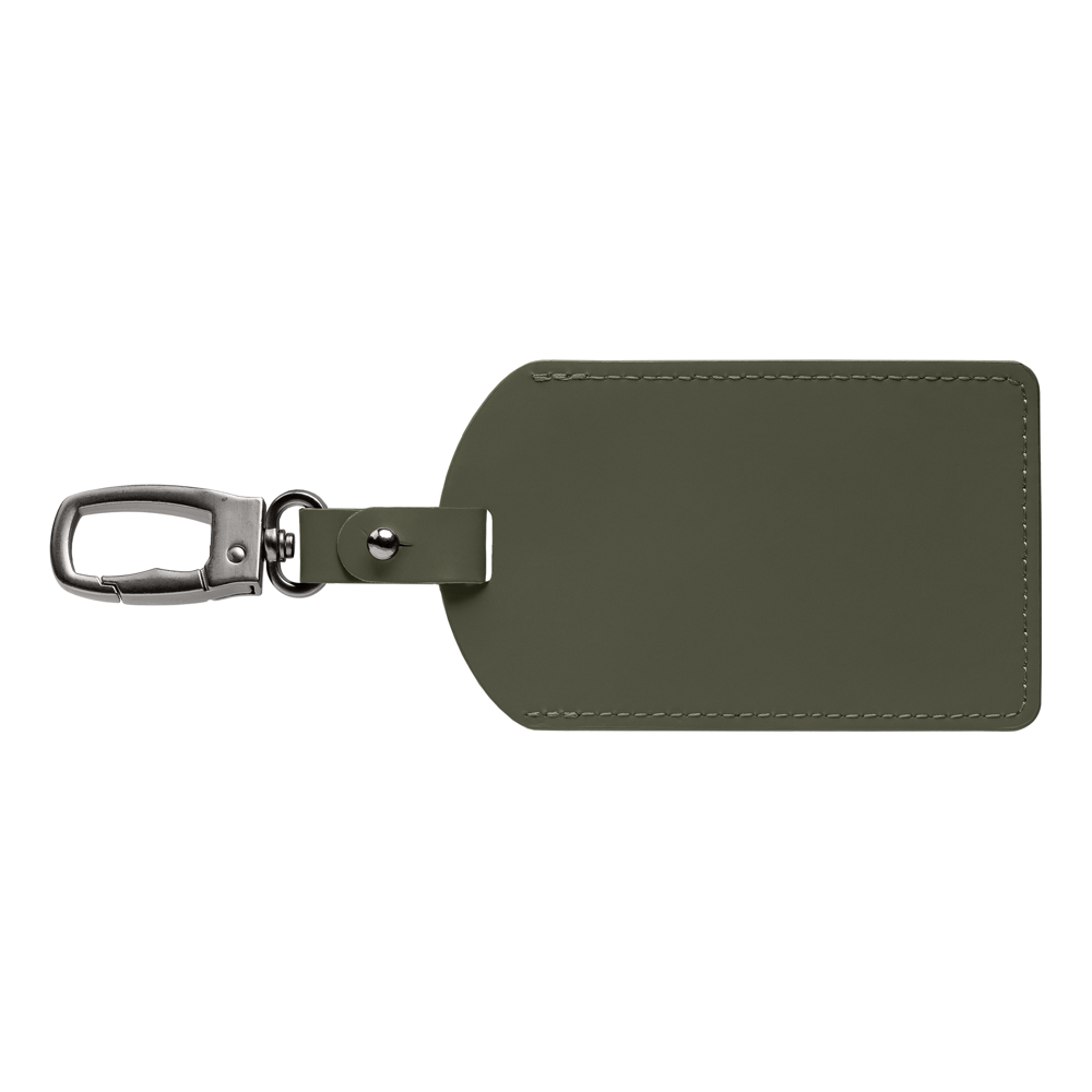 Malmö Karabiner-Gepäckanhänger aus recyceltem Metall – 6,5 x 17,5 cm