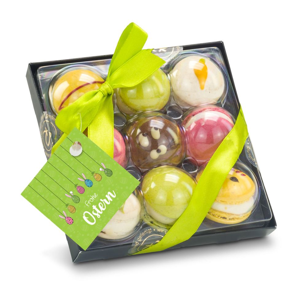 Bunte Oster-Macarons, 90 g