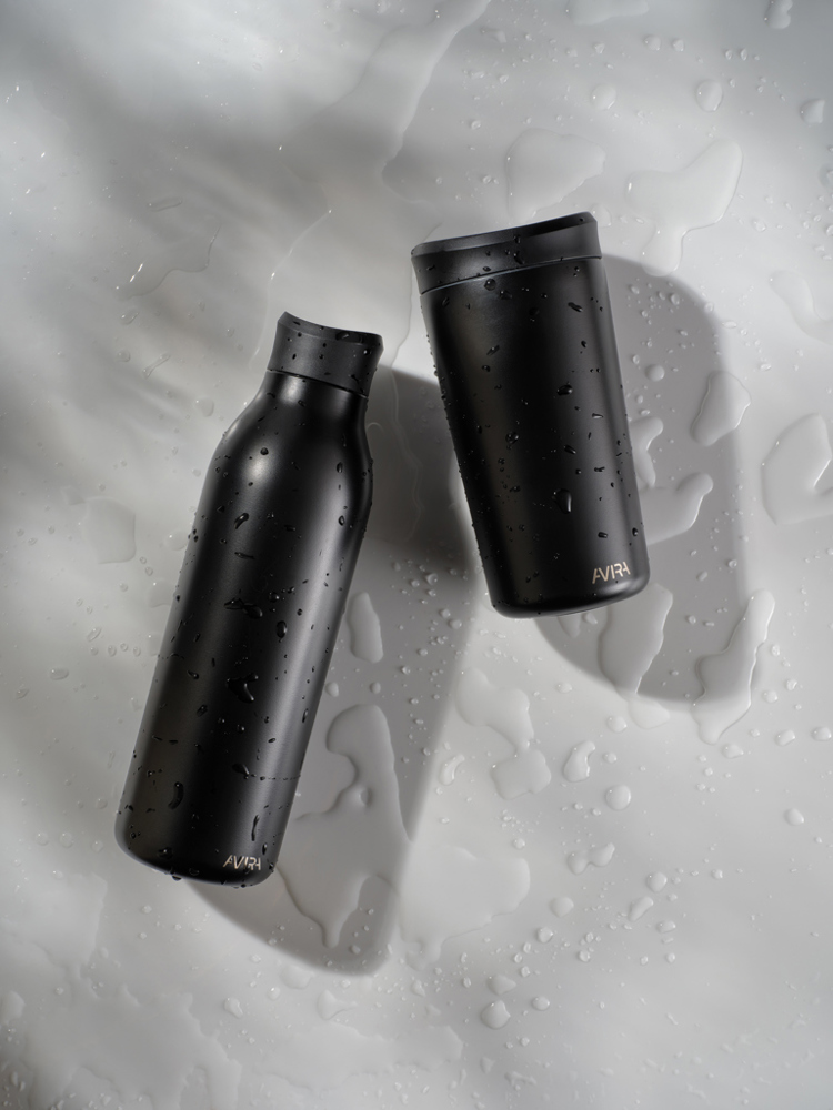 Avira Alix Klickbecher aus RCS rec. Stahl 400ml