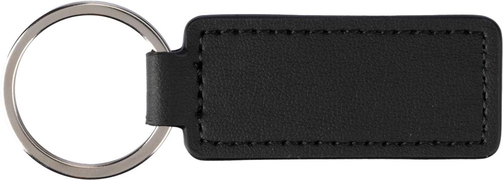 Apfel Leder und PU Schlüsselanhänger Sabrina - Schwarz