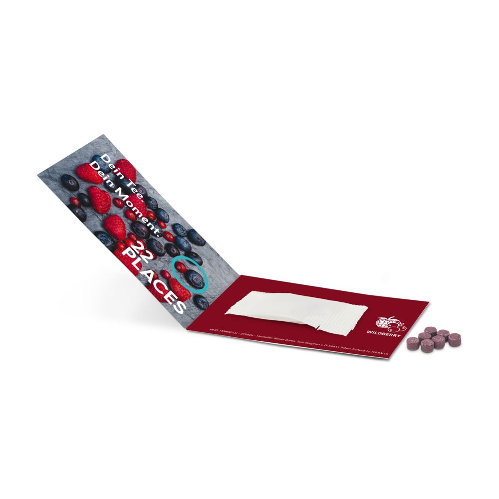 Promo Drops by TEABALLS - 1 Sachet (6-8 Wildberry Drops für ein Erfrischungsgetränk mit bis zu 0,5 L)