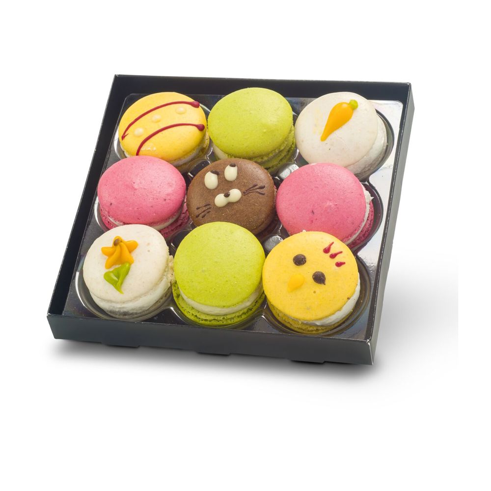 Bunte Oster-Macarons, 90 g