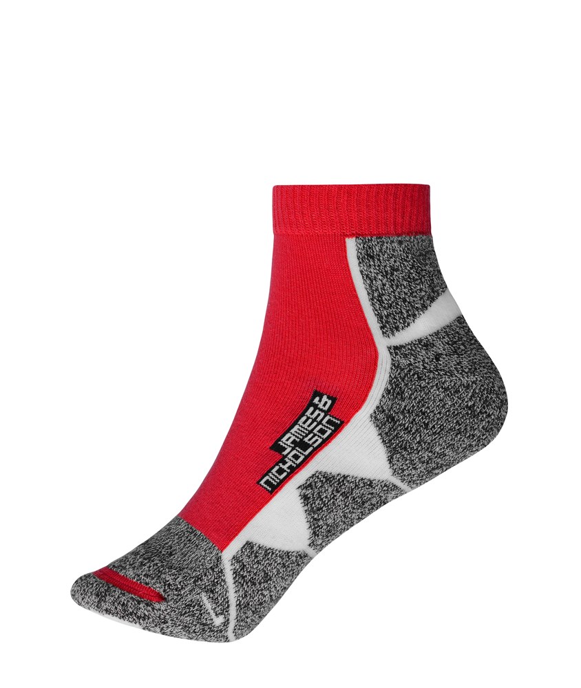 Sport Sneaker Socks - Red/white (ca. Pantone 186C
white)