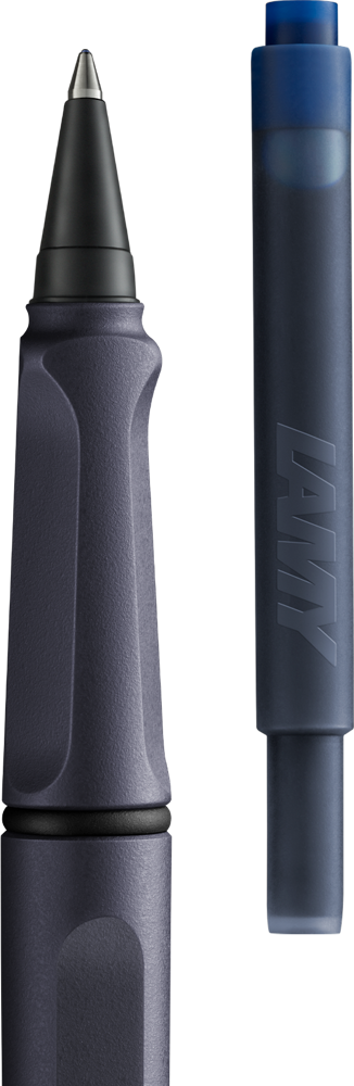 Tintenpatronenroller LAMY safari steel black