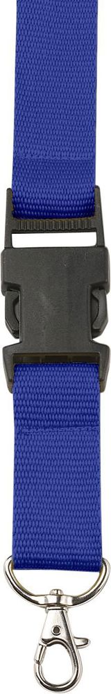 Lanyard aus Polyester Bobbi - Kobaltblau