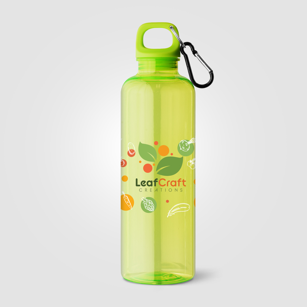 Doli Fahrradflasche mit Schraubverschluss und Karabinerclip aus rPET  – 740 ml