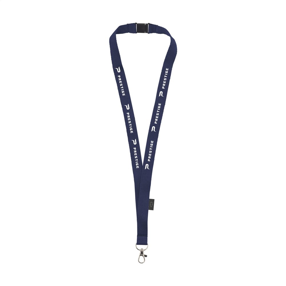 Lanyard Safety GRS RPET 2 cm Schlüsselband - navy
