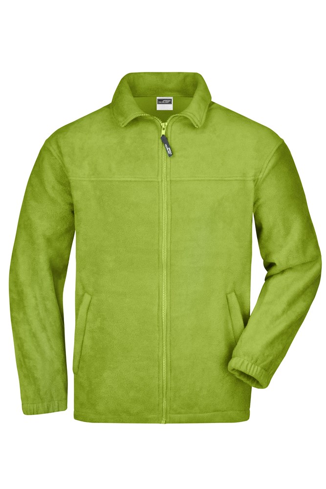 Full-Zip Fleece - Lime-green (ca. Pantone 360C)