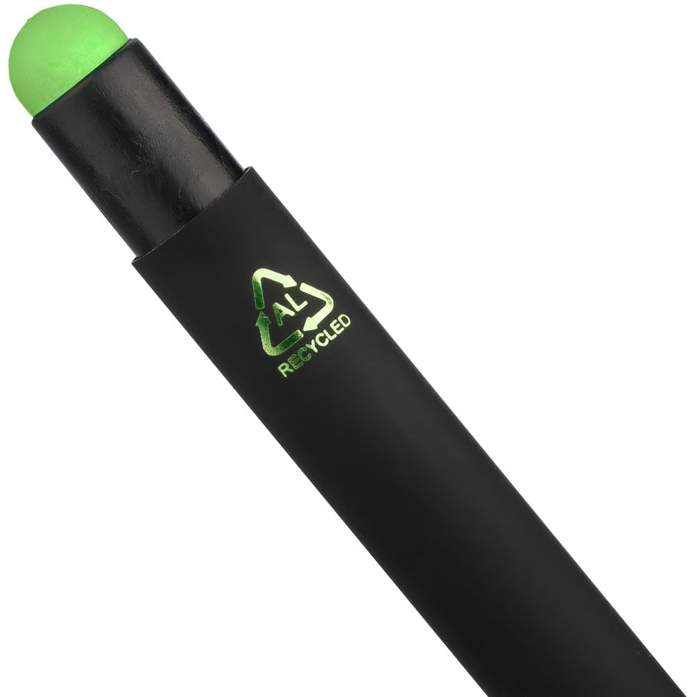 Aluminium-Kugelschreiber mit Gummibeschichtung Formentera