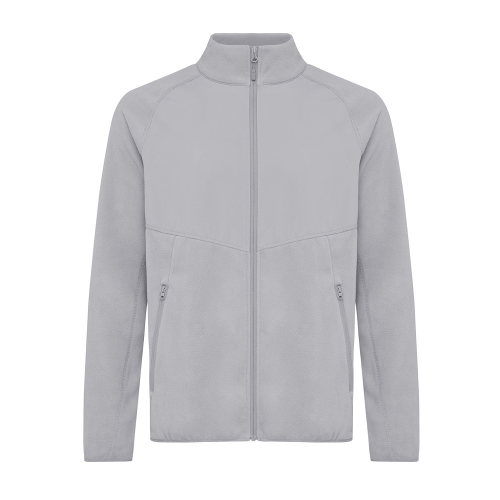 IQONIQ Talung Mikrofleece Jacke aus recyceltem Polyester - storm grey (± PMS 16-3916 TCX)