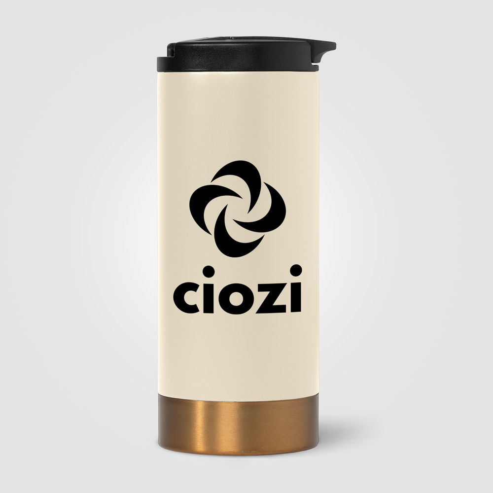 Astrid - 385 ml Edelstahl-Thermobecher - Doppelwandig