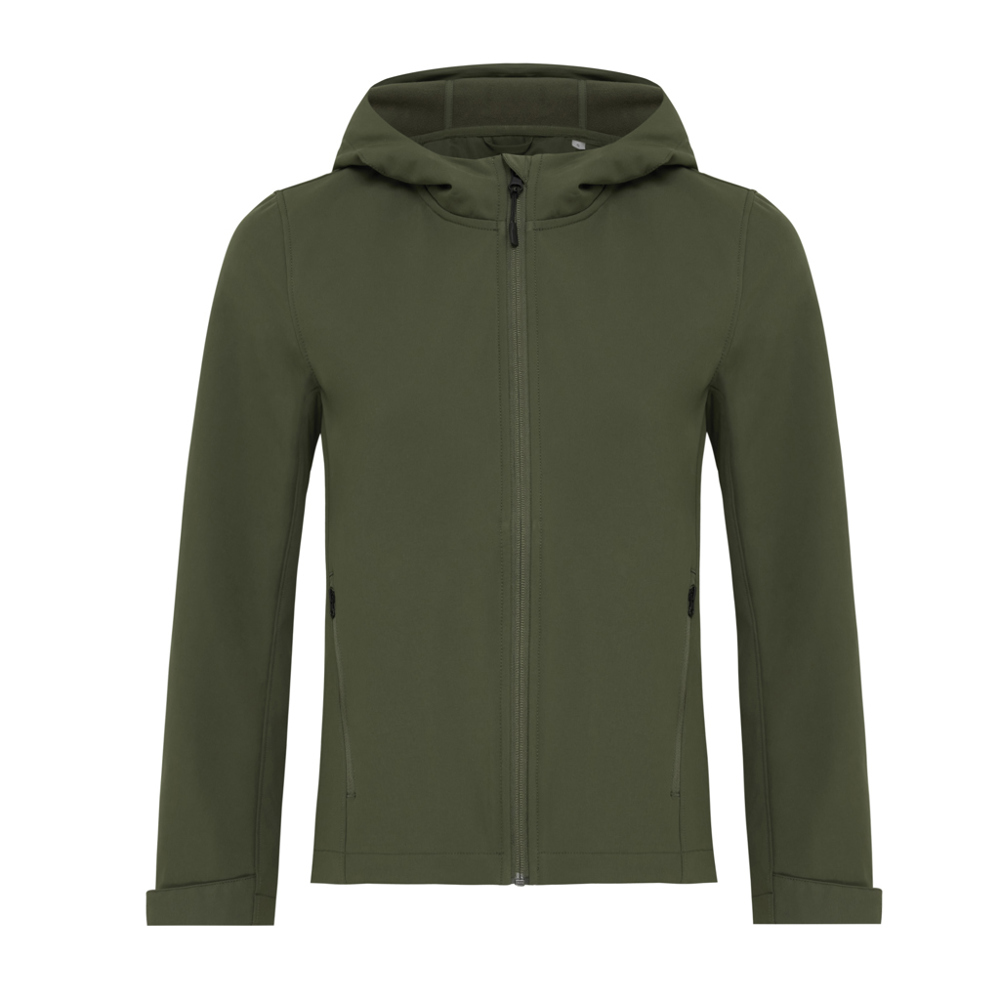 IQONIQ Makalu Damen Softshelljacke aus recyceltem Polyester - khaki (± PMS 18-0523 TCX)