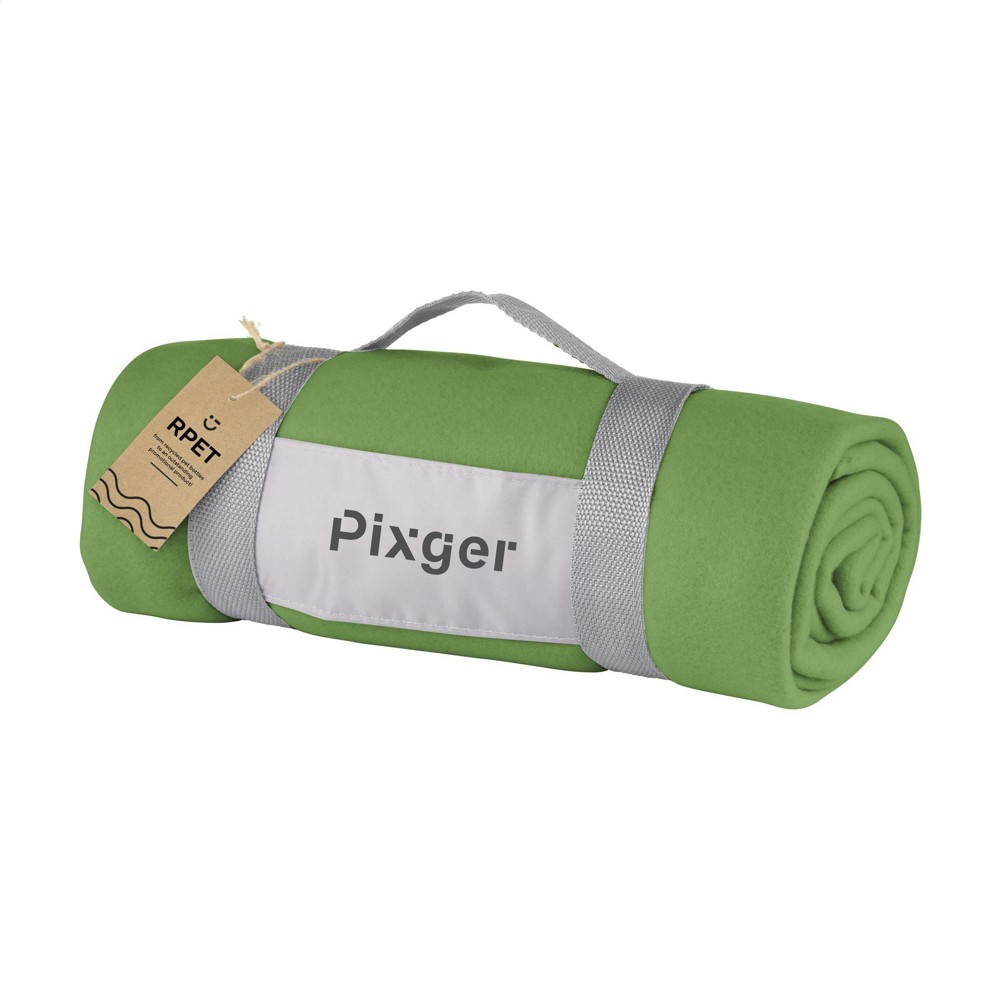 SuperSoft RPET (180 g/m²) Fleecedecke - grün (± PMS 7490C)