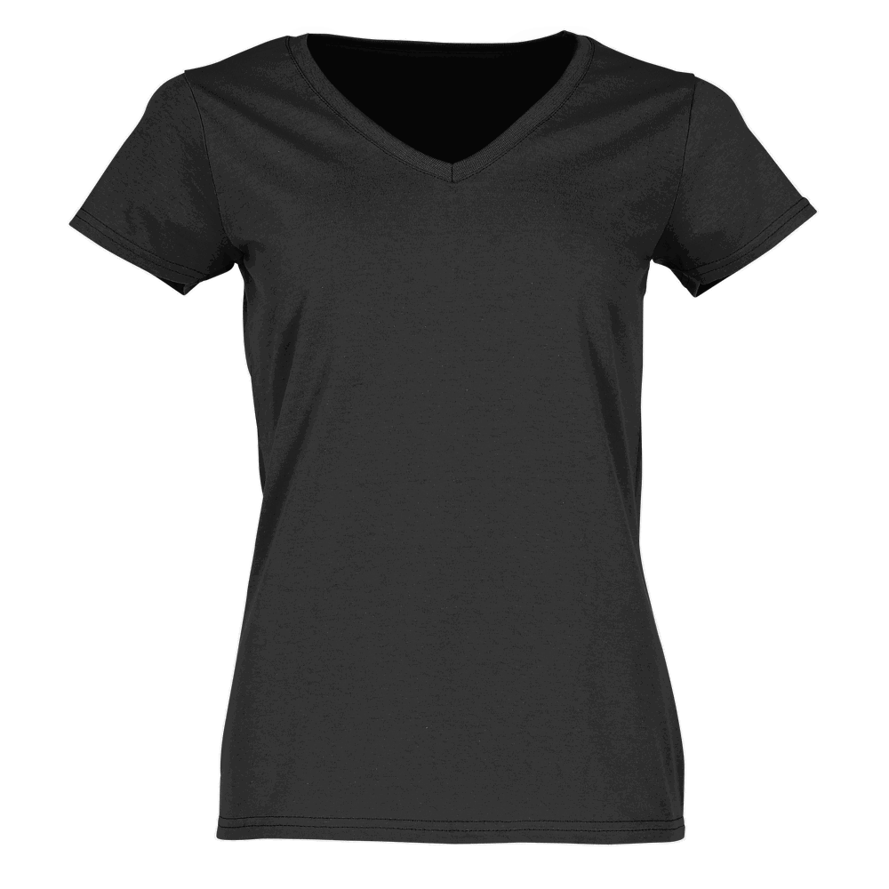 613980 - Ladies Valueweight V-Neck T-Shirt - Schwarz