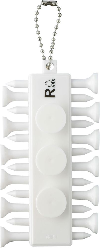 Golftee-Set Aveline aus recyceltem ABS