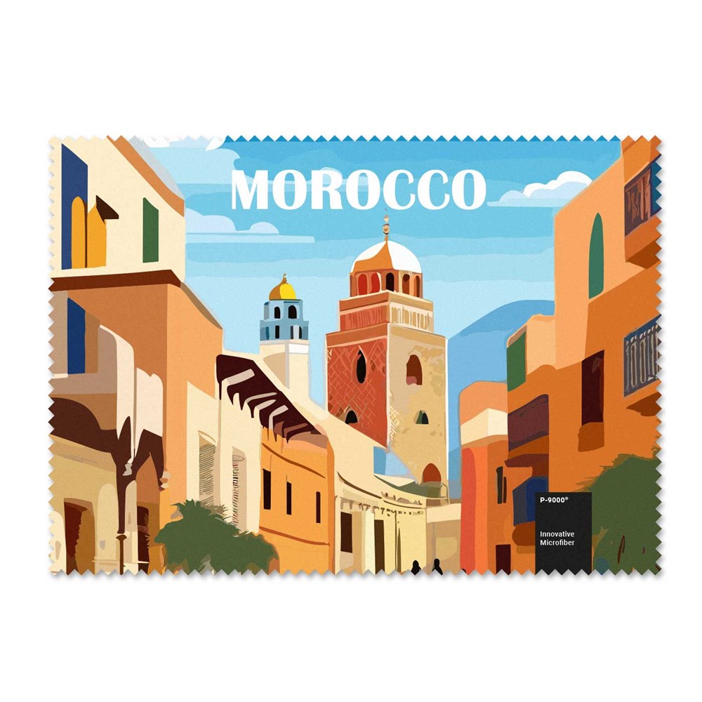 POLYCLEAN Brillenputztuch 21x15 cm im Etui, All-Inclusive-Paket