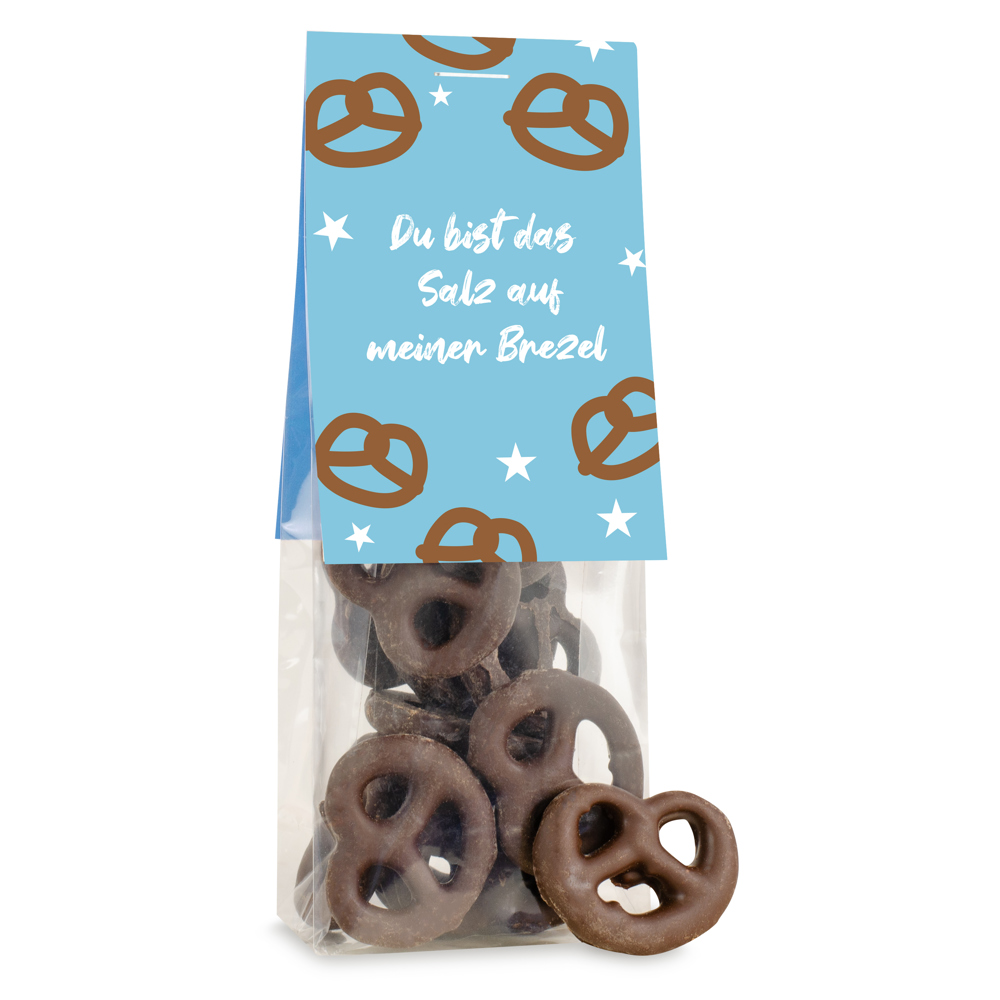 Schokolierte Salzbrezeln