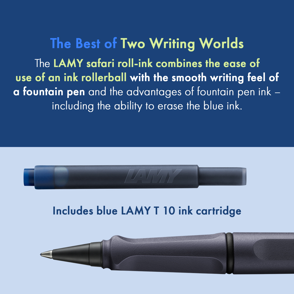 Tintenpatronenroller LAMY safari steel black