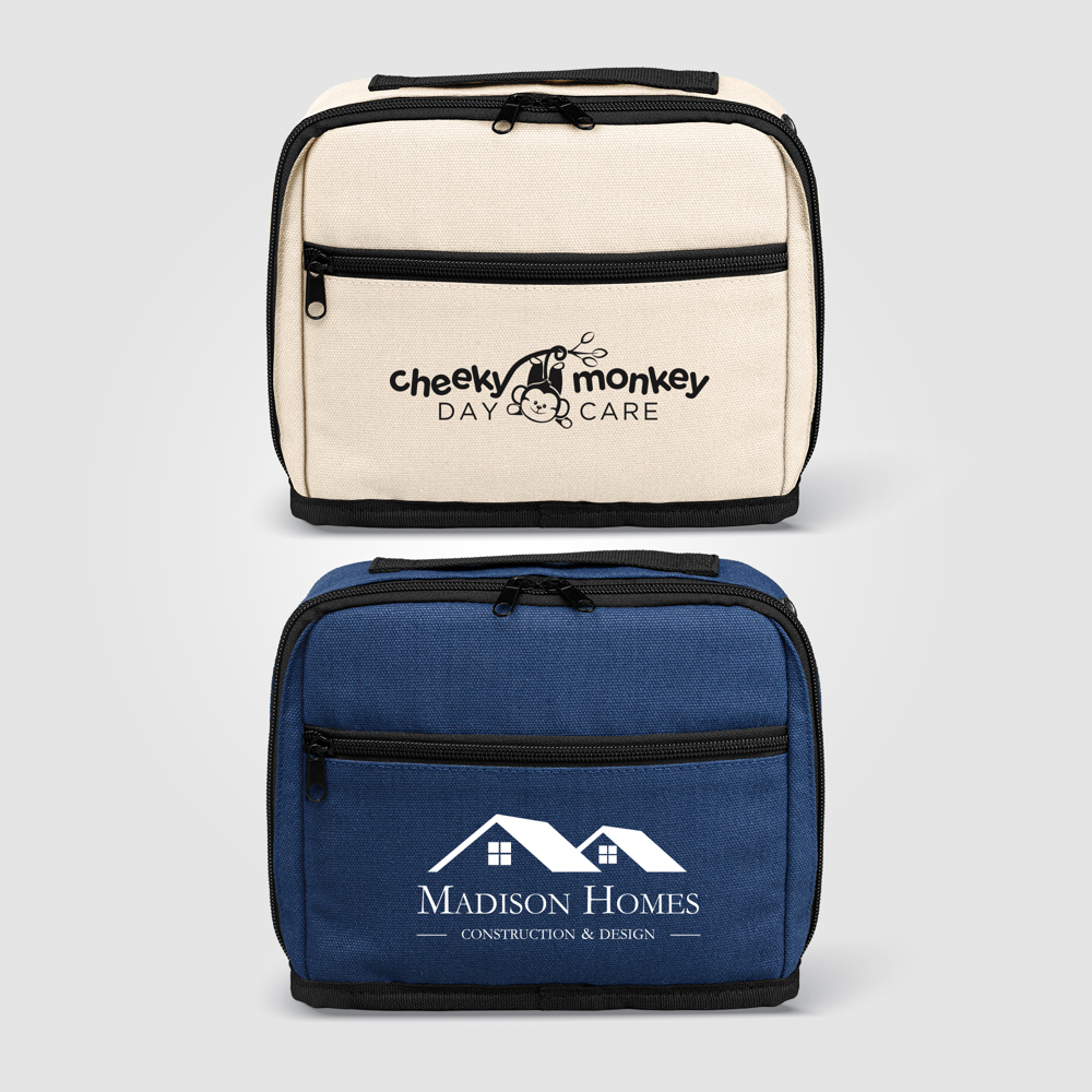 Odyssey Organiser-Tasche mit Reißverschluss aus 540 g/m² recycelter Baumwolle – 1,7 L