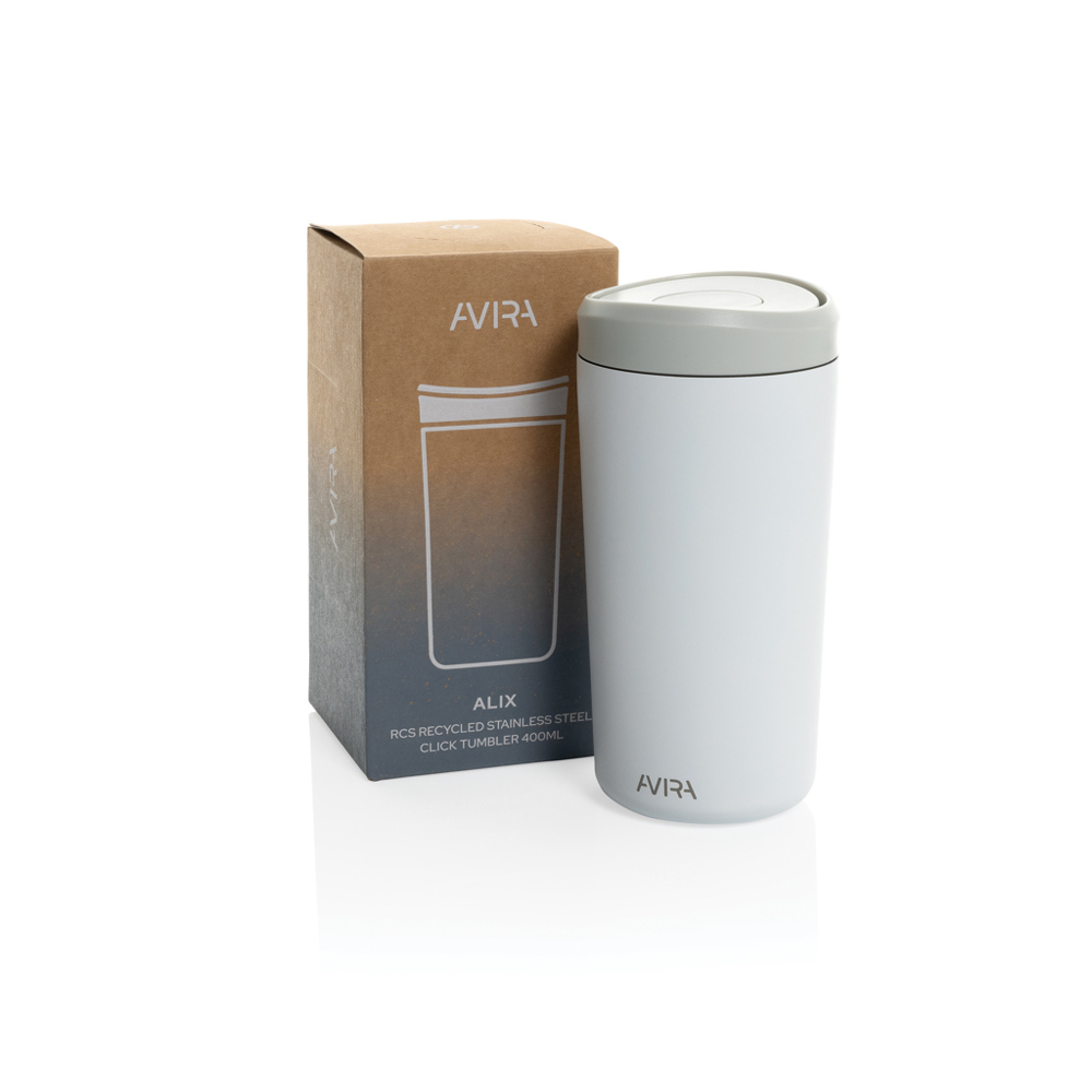 Avira Alix Klickbecher aus RCS rec. Stahl 400ml