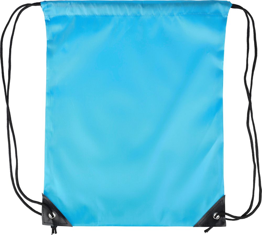 Turnbeutel aus Polyester Stef - hellblau