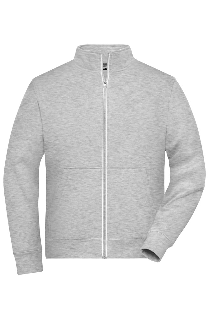 Doubleface Work Jacket - SOLID - - Grey-heather (ca. Pantone 442C)