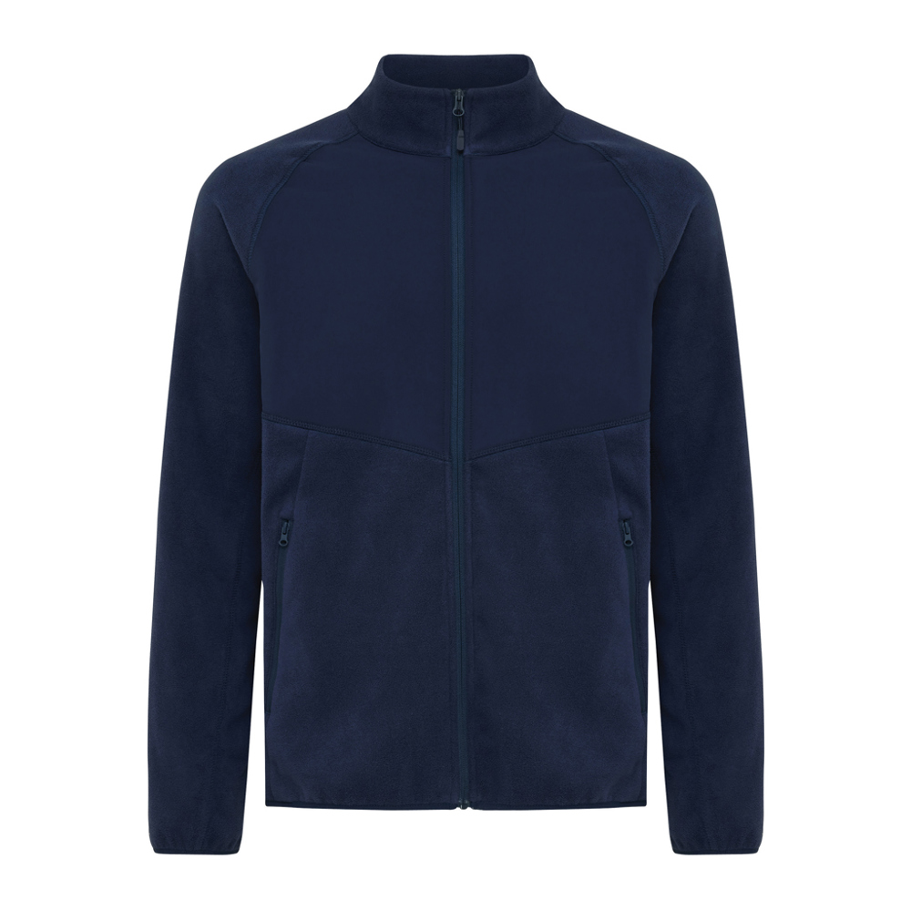 IQONIQ Talung Mikrofleece Jacke aus recyceltem Polyester - navy blau (± PMS 19-3923TCX)