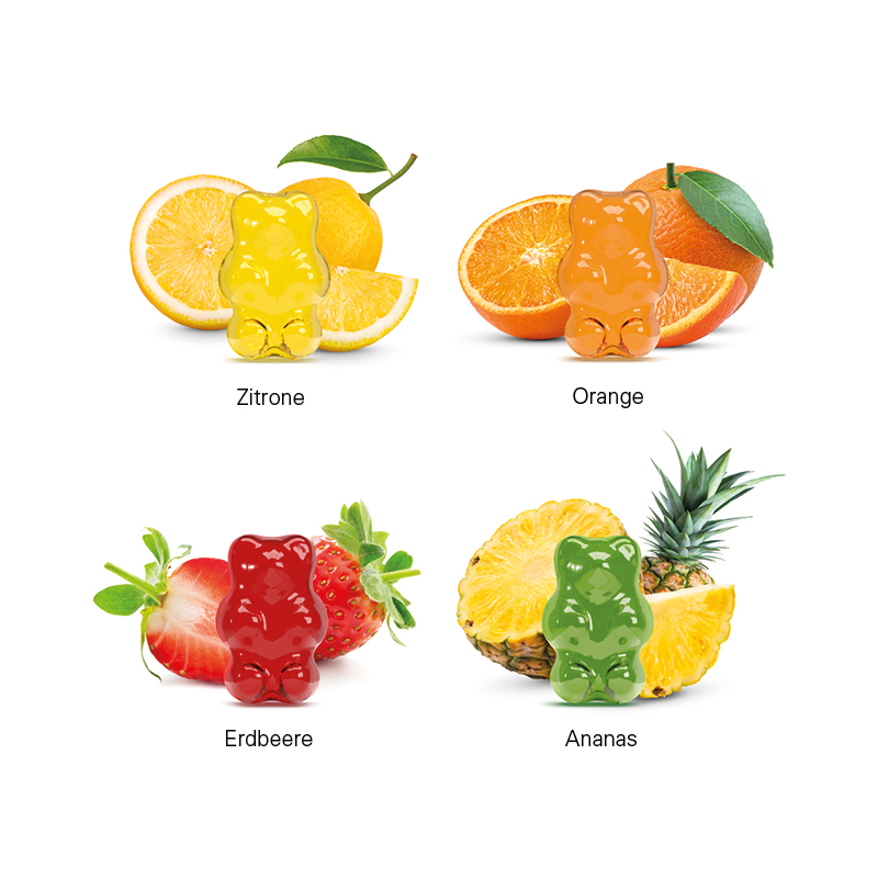 Minitüte 10 g, Folie transparent, Trolli Fruchtgummi Haus