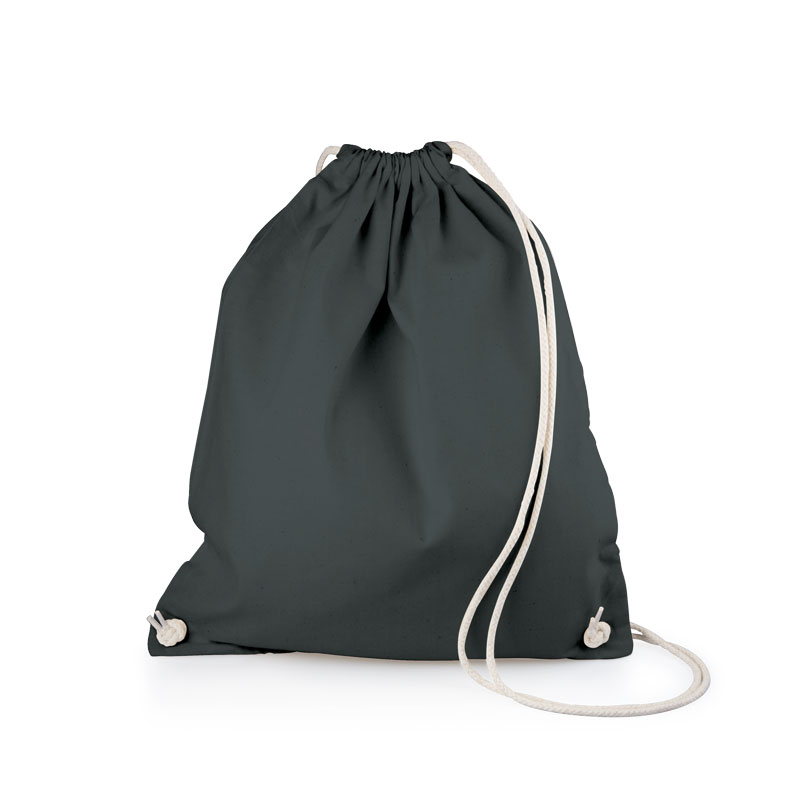 Baumwollrucksack Emma - dark coal