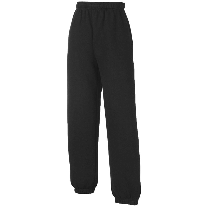 640510 - Kids Classic Elasticated Cuff Jog Pants - Schwarz