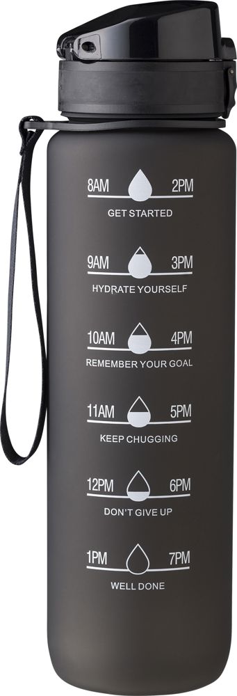 rPET-Trinkflasche Brinley 1000 ml - Schwarz