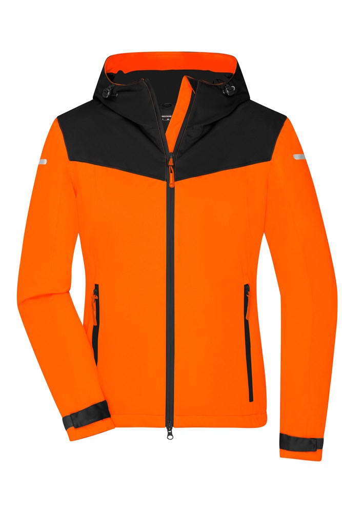 Ladies' Allweather Jacket GRS - Neon-orange/black (ca. Pantone 1505C
blackC)