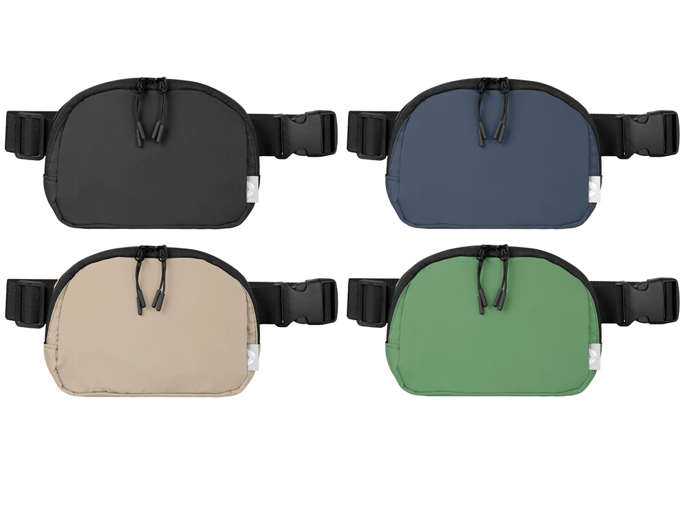 Taiga Gürteltasche mit Reißverschluss aus rPET Nylon - 1.2 L