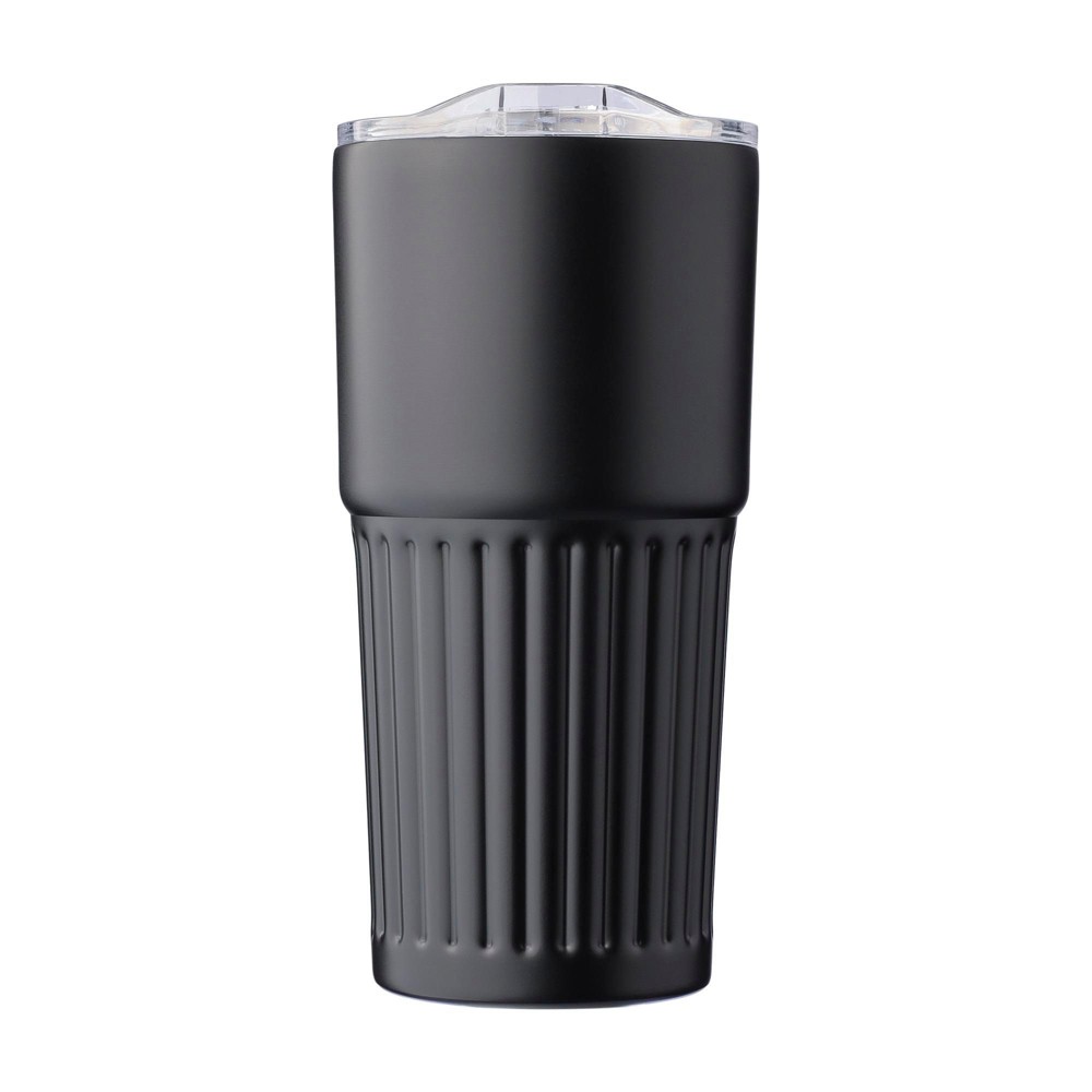 Reisebecher Kael | Recycelt | 500 ml - schwarz