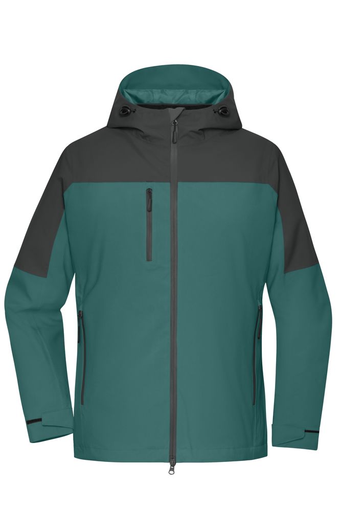 Ladies' 3-in-1-Jacket GRS - Smoky-green/carbon (ca. Pantone P 123-8 U
425U)