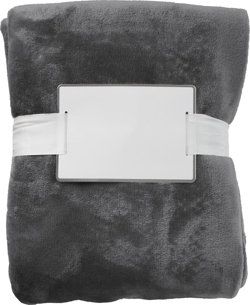 Decke aus Flanellvlies (280 gr/m²) Sean - Grau