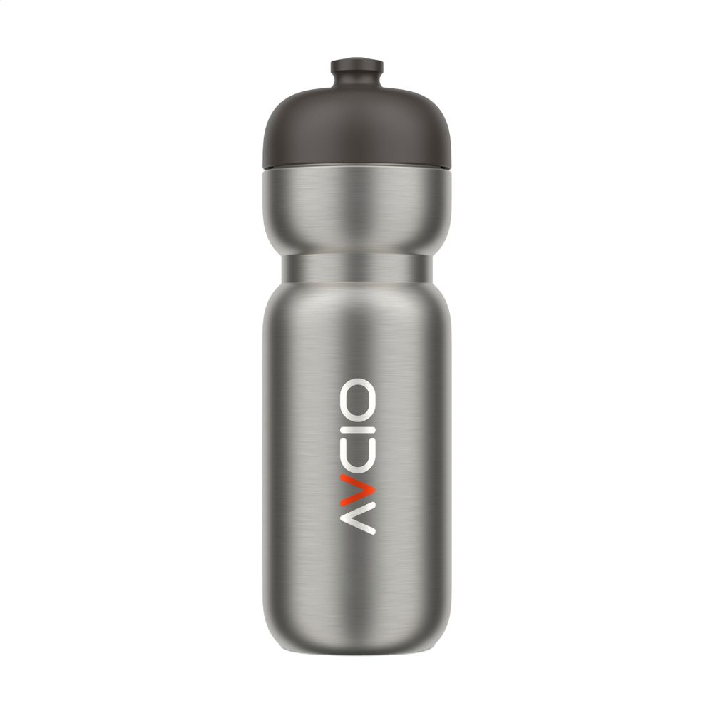 Mepal Edelstahl-Sportflasche Pull 800 ml - Graphite Black