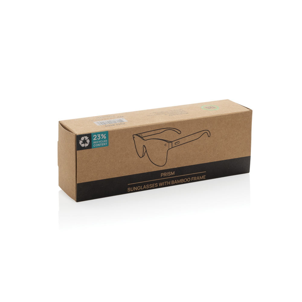 Prism Sonnenbrille aus RCS rec. Kunststoff mit Bambusbügeln