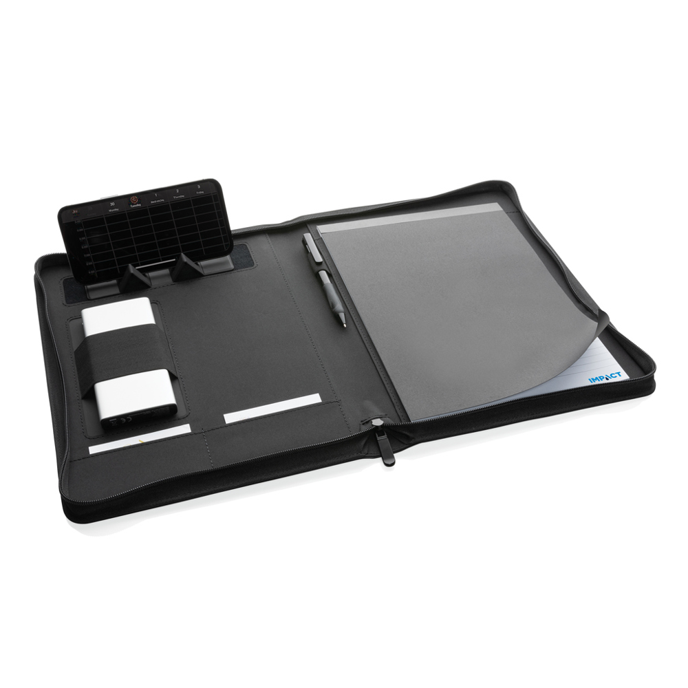 Impact Aware™ Deluxe 300D Tech Portfolio mit Reißverschluss