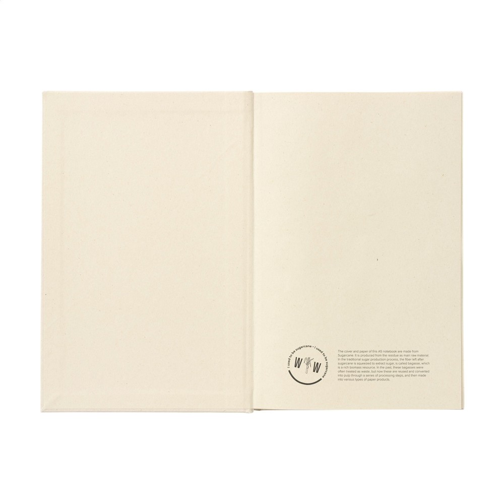 Bagasse Sugarcane Notebook A5 Notizbuch